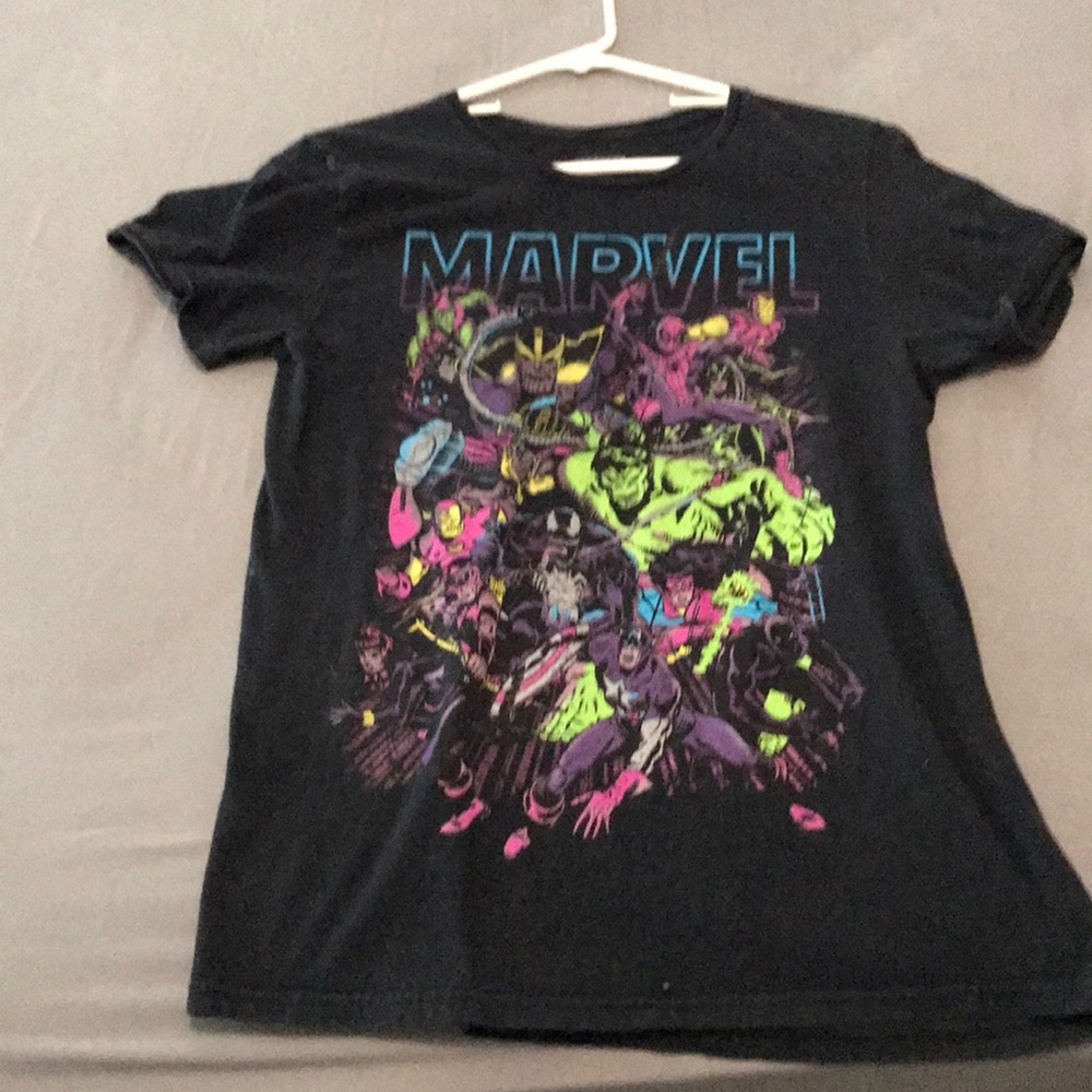 Marvel Comics T Shirt Kids Size M Pre Owned